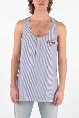 Camicia Smanicata con Taschino Logato
