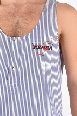 Camicia Smanicata con Taschino Logato