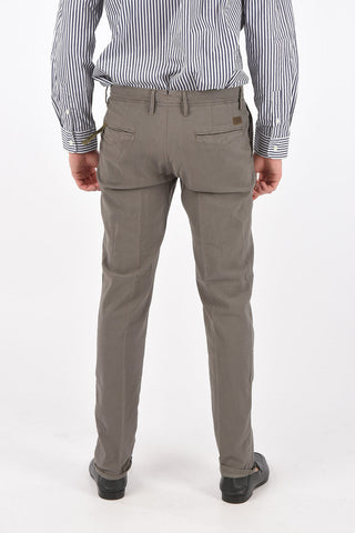 Super Slim Fit Chino Pants with Hidden Closure