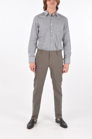 Super Slim Fit Chino Pants with Hidden Closure