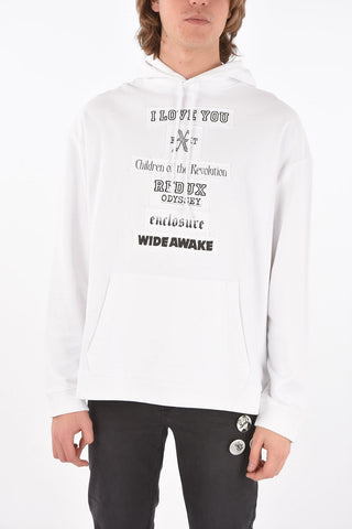 hooded I LOVE YOU sweatshirt
