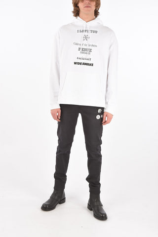hooded I LOVE YOU sweatshirt