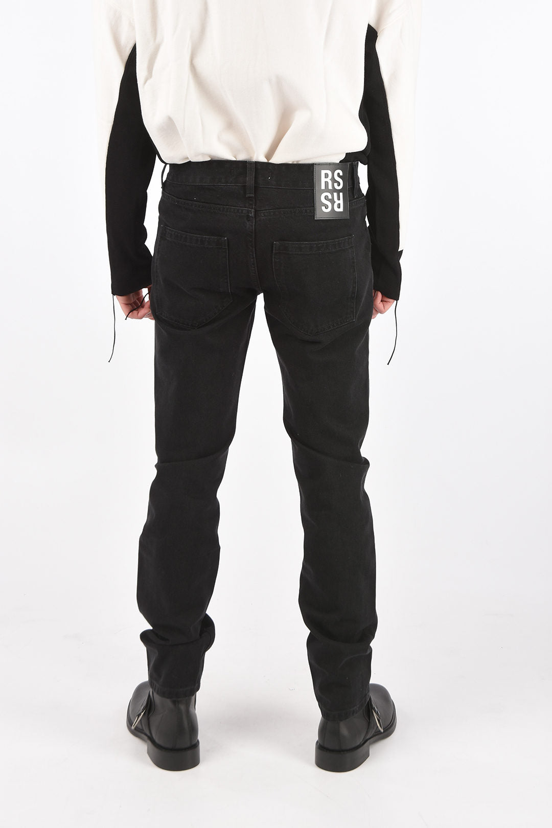 Raf Simons – 19cm regular waist slim fit jeans – Men – Glamood Outlet