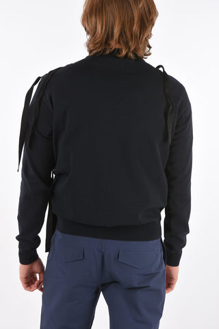 Crewneck Sweater with Bib