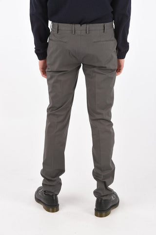 pantaloni chinos in cotone stretch slim fit