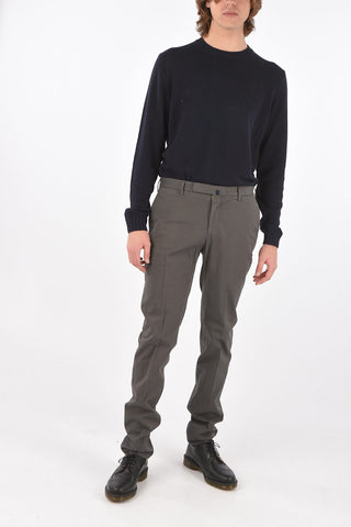pantaloni chinos in cotone stretch slim fit