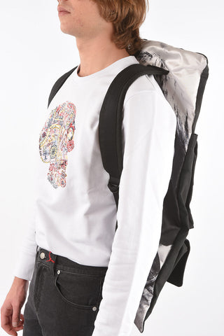 RAF SIMONS multi pockets RS POSTER backpack
