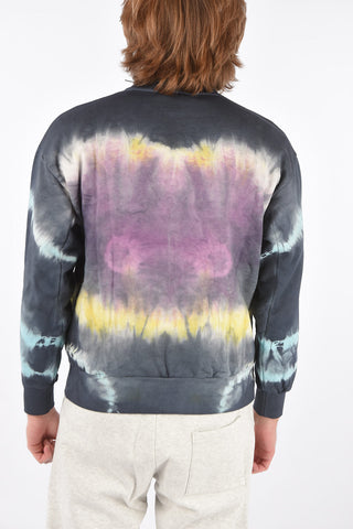 tie dye effect NO PROBLEMO crew-neck sweatshirt