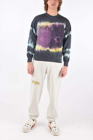 tie dye effect NO PROBLEMO crew-neck sweatshirt
