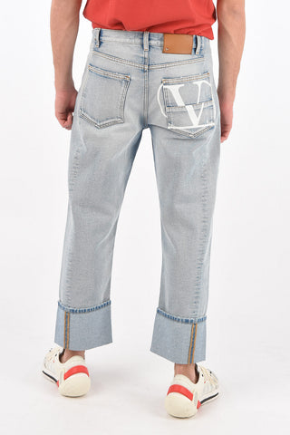Logo Back Pocket STRAIGHT FIT Denims