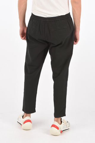 cotton 4 pockets TRAINER pants with drawstring waist 