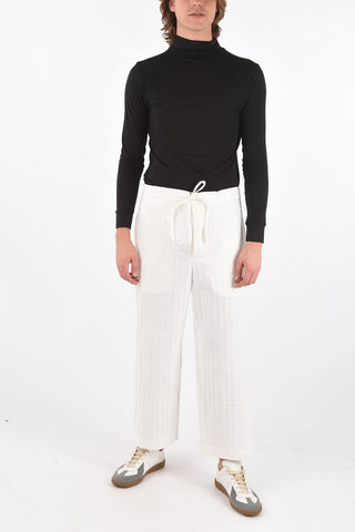 Jacquard Cotton PYJAMA Cropped Pants