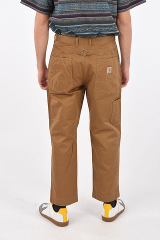 EYE MAN CARHARTT 4 pockets chinos pants with breast pocket and back martingale