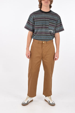 EYE MAN CARHARTT 4 pockets chinos pants with breast pocket and back martingale