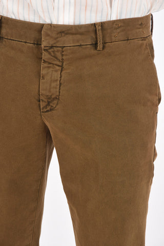 stretch cotton MALLARD CIGARETTE chinos pants