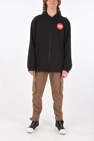 oversized TEENAGE DREAMS sweatshirt with hood and print on the back