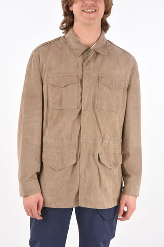 Suede Utility Jacket