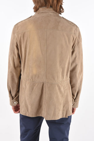 Suede Utility Jacket