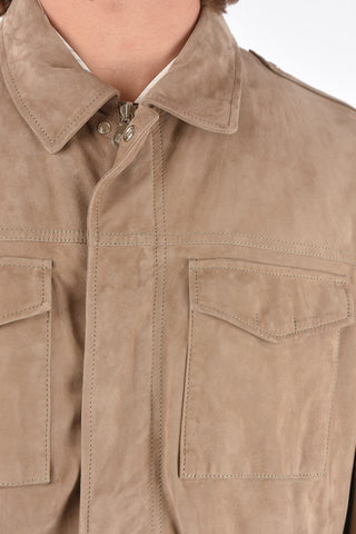 Suede Utility Jacket