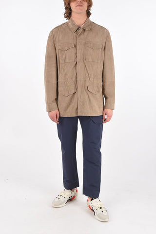 Suede Utility Jacket