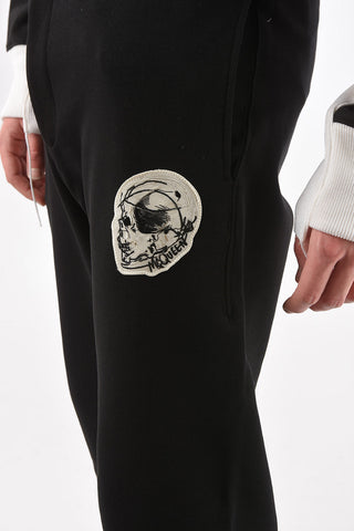 Cotton SKULL Patch Joggers