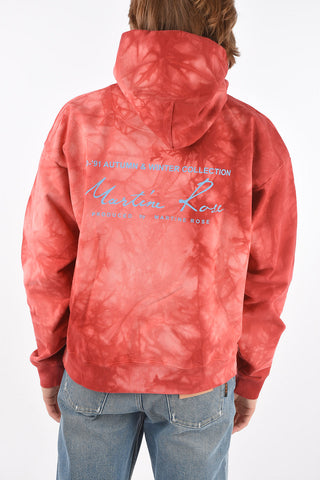 shaded effect sweatshirt with hood