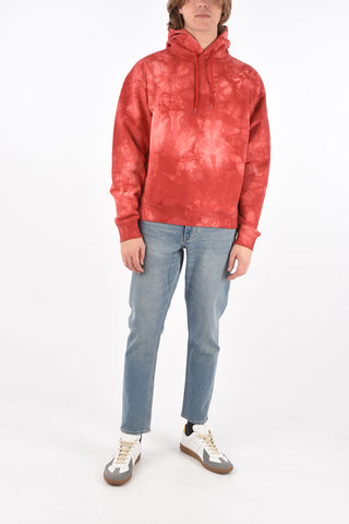 shaded effect sweatshirt with hood