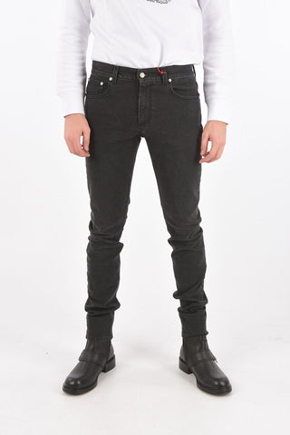 Stretchy Denim 5-pocket Skinny Jeans 17cm
