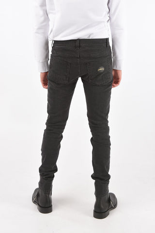 Stretchy Denim 5-pocket Skinny Jeans 17cm