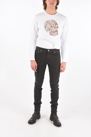 Stretchy Denim 5-pocket Skinny Jeans 17cm