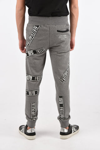 Rhinestone Embellished Sweatpants