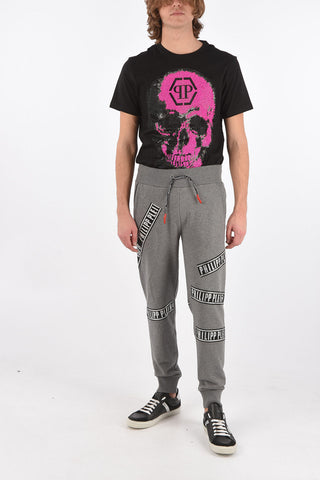 Rhinestone Embellished Sweatpants