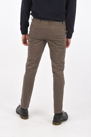 pantaloni chinos in cotone stretch