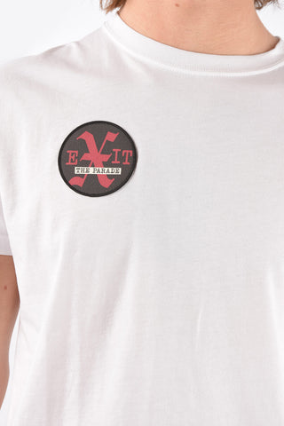 regular Fit EXIT crew-neck t-shirt with patch