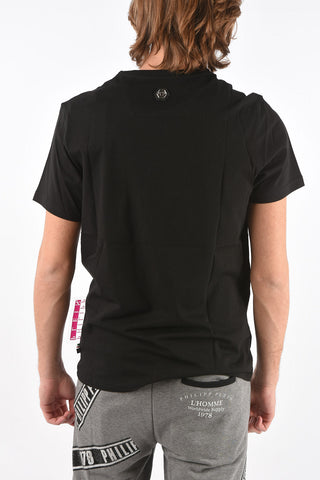 PLATINUM CUT T-shirt  SKULL con Decorazione Gioiello