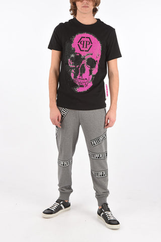 PLATINUM CUT T-shirt  SKULL con Decorazione Gioiello
