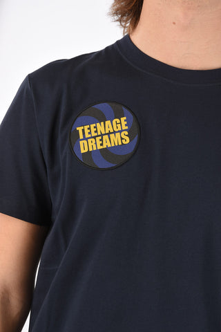 T-shirt girocollo TEENEGE DREAMS regular fit con toppe