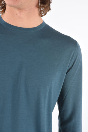 Crew Neck Extrafine Virgin Wool Sweater