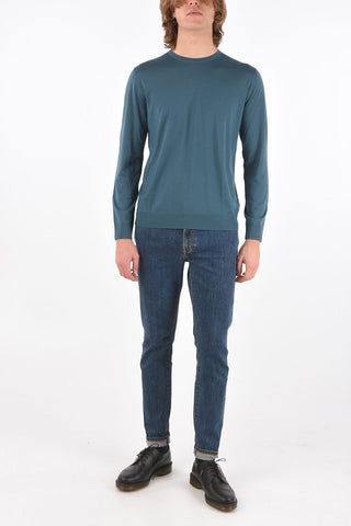 Crew Neck Extrafine Virgin Wool Sweater
