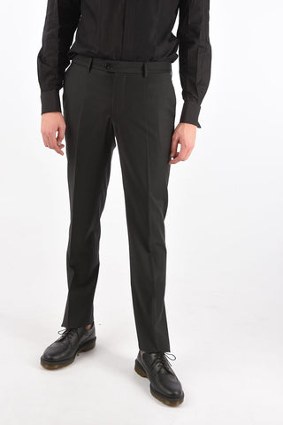 One Button Suit with Jetted Pockets