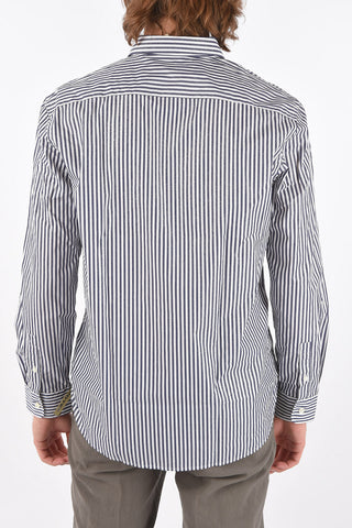 Glittery ADRIAN Shirt in Awning Stripe with Breast Pocket