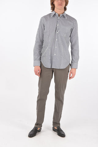 Glittery ADRIAN Shirt in Awning Stripe with Breast Pocket