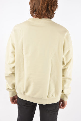 crew-neck sweatshirt with embroidery logo