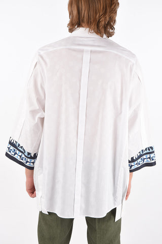 Camicia Jacquard GIO PONTI con Dettagli in Seta