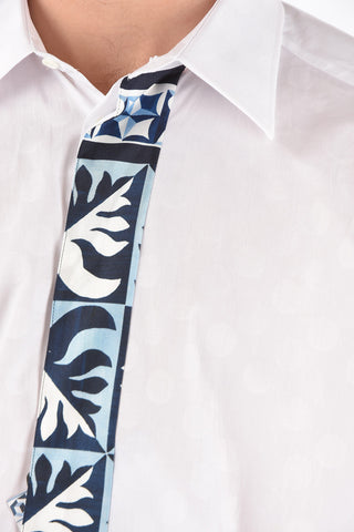 Camicia Jacquard GIO PONTI con Dettagli in Seta