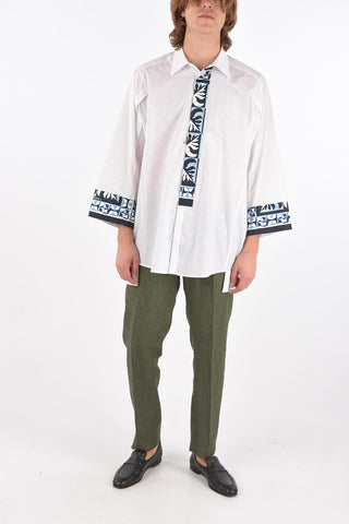 Camicia Jacquard GIO PONTI con Dettagli in Seta