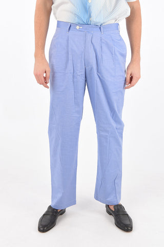 Pantaloni 4 Tasche in Cotone a 2 Pinces