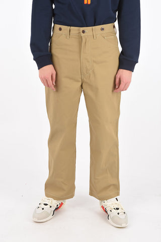 Pantaloni 3 Tasche in Cotone con Martingala