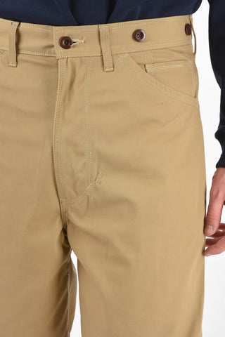 Pantaloni 3 Tasche in Cotone con Martingala