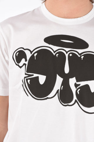 EYE crew-neck t-shirt with front print